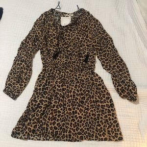 Leopard Print Mini Dress